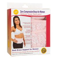 Back Support Brace for Women, Lumbar Support Belt, Posture Corrector with Zero Compression Back Brace