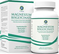 Magnesium Bisglycinate Chelate - Reduce Muscle Cramps and Improve Sleep - Maximum Absorption with no Laxative Effects - 100% Chelated - 200 mg of Pure Magnesium Bisglycinate Per Capsule