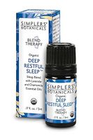 Living Flower Essences Simplers Botanicals, Deep Restful Sleep, 0.16 Fluid Ounce