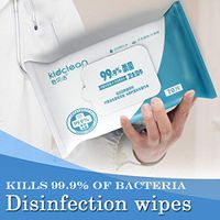 JCarry Disinfecting Wipes, 70 Wipes Portable Alcohol Free Wet Wipes, Multifold Clean Hand Health Care Wet Wipe Tissue (Green)