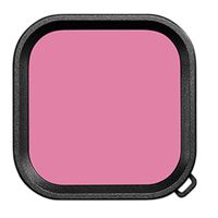 qiguch66 Waterproof Case Diving Protective Housing Lens,1Pc Waterproof Dustproof Diving Lens Filters Accessory for Gopro Hero 8 Camera Rose Red