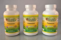 Potassium 395mg, Made in USA -300 [3x100] Tablets