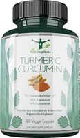 Organic Turmeric Curcumin with BioPerine Black Pepper Extract - 120 Veg. Capsules - Standardized to 95% Curcuminoids for Superior Absorption, Bio-Availability, Max. Potency. No Fillers