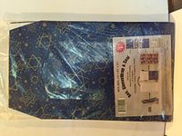 All-in-one Gift Wrap Paper & Gift Box Star of David No Cutting or Taping
