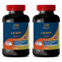 Weight Loss Appetite suppressant - Premium Natural L-5-HTP 100MG - 5-htp liftmode - 2 Bottle (120 Capsules)