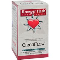 Kroeger Herbs Herbal Combinations Circuflow Capsules - 270 Ea (pack of 6)