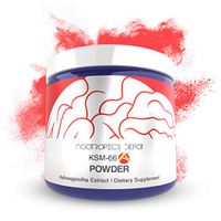 KSM-66 Ashwagandha Powder | 30 Grams | Withania somnifera Extract | Ayurveda Supplement | Adaptogen Herb | Supports Stress + Promote Relaxation | Increase Energy, Memory + Focus