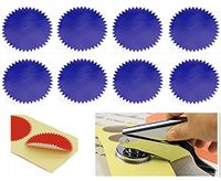 MNYR 50pcs Blue Vintage Embosser Stamp Sealing Blank Certificate Self-Adhesive Seal Stickers