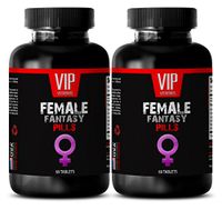 Testosterone Women - Female Fantasy (Natural Formula) - Horny Goat Weed for Women - 2 Bottle (138 Tablets)
