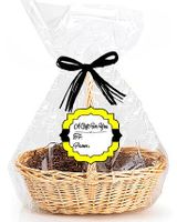 Canary Yellow 2Pack Designer Cello Bags/Tags/Bows Cellophane Jumbo Gift Basket Packaging Bags Flat 30" x 40"