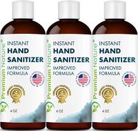 Instant Hand Sanitize Gel - 3 Pack Value Size Advanced Natural Hand Sanitize Cleaner Portable Aloe Vera Moisturizer Packaging May Vary