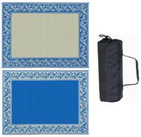 Ming's Mark RA3 Blue/Beige 9' x 12' Classical Mat by Ming's Mark