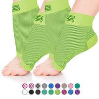 Go2 Plantar Fasciitis Socks|Best Ankle Compression Brace 22-25 mmHg|Arch Support Joint Heel Pain Relief|Foot Sleeves for Women and Men Reduce Swelling|Relieve Achilles Tendonitis(2p NG Medium)