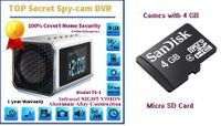 Online-Enterprises MVS01 Top Secret Spy Camera, Mini Clock Radio, w/4Gb Sd Card Included.Use it to Catch a Thief, Watch Construction Crews in Your House or just Monitor The Driveway.