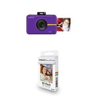 Polaroid Snap Touch Portable Instant Print Digital Camera  (Purpe) with Polaroid 2x3ʺ Premium ZINK Zero Photo Paper 50-Pack