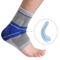LittleBeauty Ankle Brace Elastic Breathable Ankle Support Compression Sleeves Ankle Stabilizer/Foot Protection Socks with Silicone Pad (Color : 4pcs, Size : M)