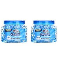 Clorox Fraganzia Air Freshener Crystal Beads in Morning Sky Scent, 12 Oz - 2 Pack | Home, Bathroom and Car Air Freshener Gel Beads for Odor Neutralizing