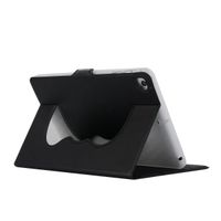 TechCode 2017 iPad Pro 10.5 Case Cover, Premium PU Leather Solid Color Lightweight Slim-Fit Folding Flip Stand Folio Cover Protective Case for iPad Pro 10.5 Inch 2017,Black