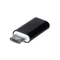 DEESEE(TM) NewType-C Male Connector to Micro USB 2.0 Female USB 3.1 Converter Data Adapter (Black)