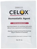 CELOX Granular Hemostat Blood-Clotting Crystals, 10 Count