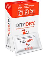 Dry Dry Original Wipes, 10 pcs