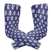 LEVEIS Flower Printing Arm Sleeves UV Protection for Men Women Sunblock Protective Gloves Running Golf Cycling Driving Long Arm Cover 1 Pair