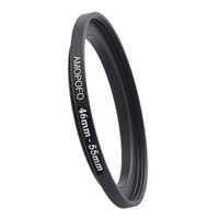 Universal 46-55mm /46mm to 55mm Step Up Ring Filter Adapter for UV,ND,CPL,Metal Step Up Ring