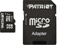 Patriot PSF32GMCSHC10BK Signature Series 32GB microSDHC Flash Card Model - OEM
