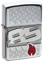 Zippo 2017 Collectible of The Year Armor High Polish Chrome Pocket Lighter