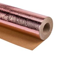 WRAPAHOLIC Gift Wrapping Paper Roll - Basics Glossy Gold Rose for Birthday, Holiday, Wedding, Baby Shower Gift Wrap - 30 inch x 33 feet