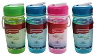Rubbermaid FG7M4100EDAY1 Refill Reuse 14-ounce Premium Sip Bottle (Pack of 4), Finger Loop for Easier Carrying, Leak-proof Lid Seal, Fit in Standard Cup Holders, BPA Free, Freezer and Dishwasher Safe