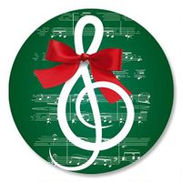 Merrry Melody Christmas Envelope Seals -Set of 72