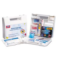 First Aid Kit for 10 People, 62-Pieces, OSHA Compliant, Plastic Case, Sold as 1 Kit