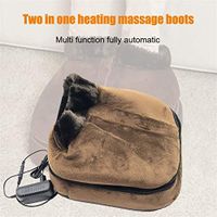 Massage Gun, Electric Foot Massager, Foot Heating Neck Massager for Family (Color : AU)
