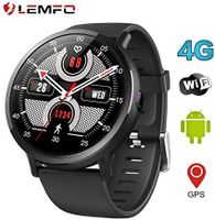 LEMFO LEMX Smart Watch Phone 4G LTE - Android 7.1 2.03" Screen MTK6739 1GB+16GB 8MP Translator GPS WiFi Heart Rate Monitor Smartwatch for Men Women