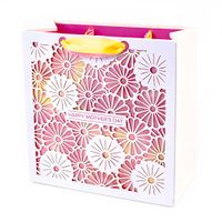 Hallmark Signature 10" Large Mother's Day Gift Bag (Die-cut Flowers)