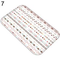 TbpersicwT Home bedroom carpet door mat, Geometric Pattern Living Room Door Mat Entrance Rug Anti-slip Bathroom Carpet - 7#