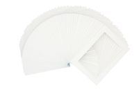 Golden State Art, Pack of 25, 5x7 White Picture Mats Mattes with White Core for 4x6 Pictures