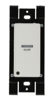 Leviton LVS-1W Low Voltage Pushbutton Station, 1 Button-On/Off, 1 Gang, White
