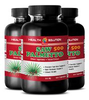 Hair Loss Natural Supplement - Saw Palmetto 500 Mg - Saw Palmetto Women - 3 Bottles 300 Capsules