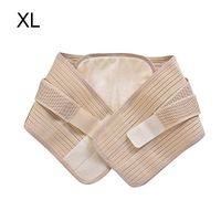 Dilwe Waist Protector, Self Heating Padded Lumbar Back Brace with Adjustable Belt Relief Cold(M)