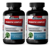 Detox - PROBIOTIC Advanced Blended Complex for Digestive System - Probiotics for Constipation - 2 Bottles 120 Capsules