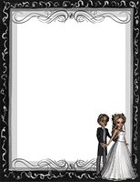 Bride & Groom Stationery Printer Paper 26 Sheets