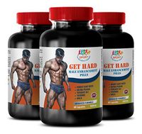 libido Xtreme - GET Hard Pills - Ginseng Capsules Natural - 3 Bottle (180 Capsules)
