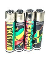 Clipper Eco Lighter Jamaica Design 4 Pack