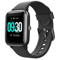 Willful Fitness Tracker Watch 2019 Version IP68 Swimming Waterprof, Smart Watch Compatible with Android Phone and iPhone,Health Tracker Heart Rate Monitor Sleep Tracker Watch for Men Women (Black)