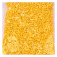 Vikenner Colorful Mini Craft Foam Particles Styrofoam Balls Decorative Slime Polystyrene Foam for Slime Arts Crafts Supplies, DIY Wedding Party Decoration - 2.5-3.5mm (Dark Yellow)