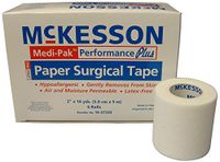 McKesson 16-47320 Medi-Pak Performance Plus Paper Surgical Tape, 2" Width, 10 yd. Length, 2" Width, 360" Length (Pack of 72)