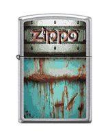 Zippo Metalic Paint Street Chrome Windproof Pocket Lighter NEW