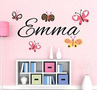 Decor Designs Decals Personalized Butterflies